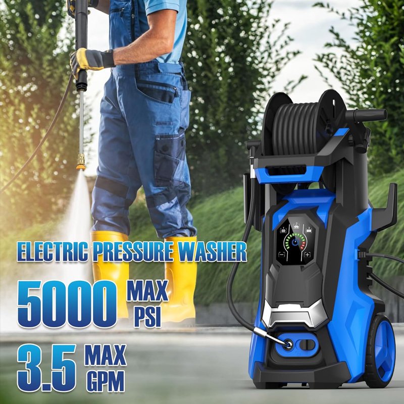 Electric Pressure Washer with Accessories